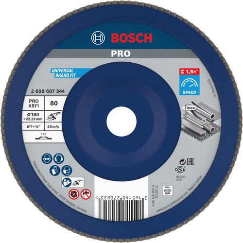 Bosch Pro Flap disk X571 G80 2608607344, 180 mm Cene