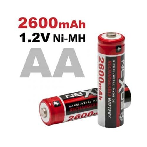 Nexus Polnilna baterija AA LR6 2600 mAh 2 kosa Slike