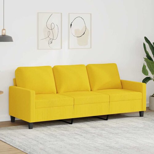  Trosjed od tkanine svjetložuti 180 cm Cene