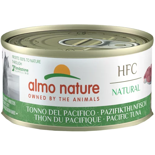 Almo Nature 6 x 70 g - HFC Natural pacifička tuna