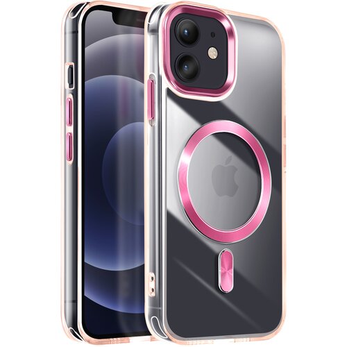 AVIZAR Ohišje MagSafe za iPhone 12 Pro in 12 Dos Cristal Color, Šampanjec roza, (5000011791) Cene