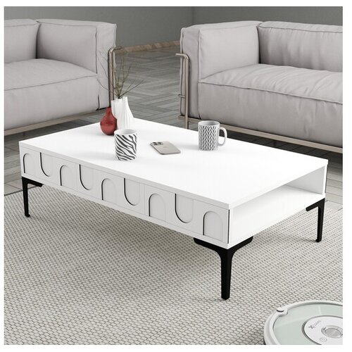Hanah home Club sto Lyon 32, 105x32.6x60 cm, Bijeli Cene