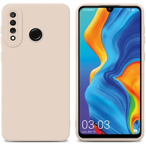 Cadorabo Case, združljiv s Huawei v Fluid Cream - Za&scaron;čitni pokrov iz fleksibilnega silikona TPU, (20596117) Cene