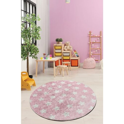 Conceptum Hypnose tepih Yıldız, Ø140cm, Roze Cene