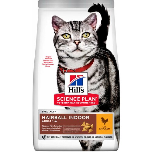 Hills hill's science plan cat adult hairball indoor - 1.5 kg Cene