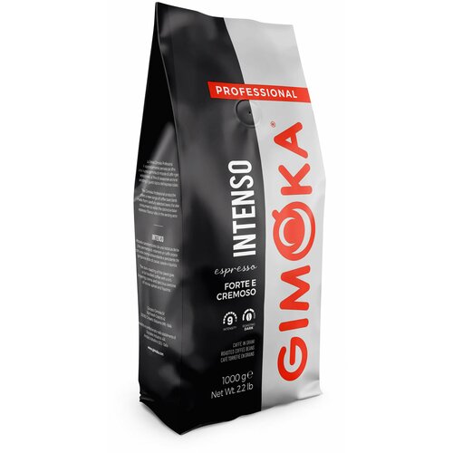 GIMOKA pržena kafa u zrnu intenso espresso 1kg Slike