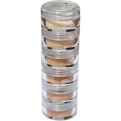 Earth Minerals Satin Matte Foundation - probni set - Golden Cene