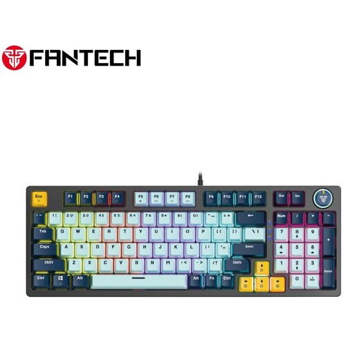 Fantech "MK890 RGB Atom MK96 SkyBlue (rosie switch) mehanička gejmerska tastatura plava" Cene