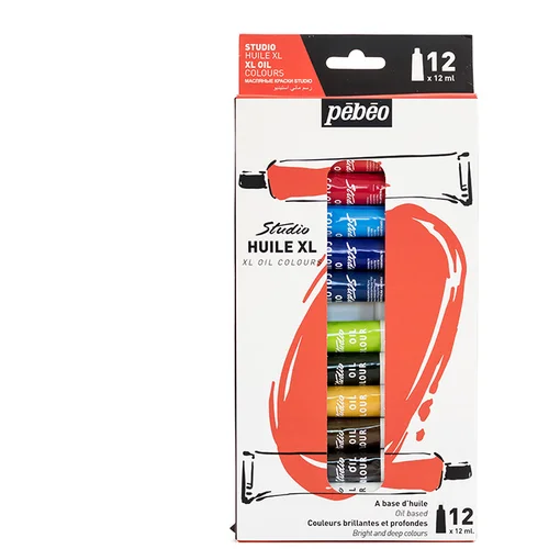 PEBEO Set uljanih boja Studio Huile XL Pebeo 12 x 12 ml (set uljanih boja)