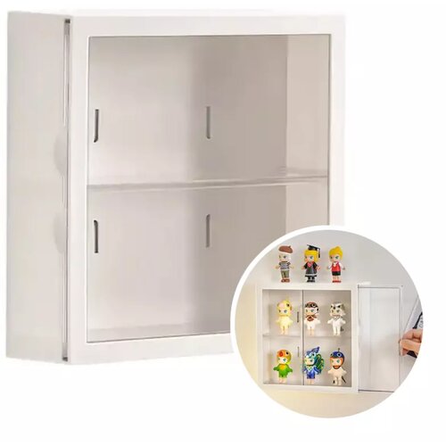 Zhejiang Mijia Household Products Co.,Ltd. kutija za figure wall mounted display box (white) Slike