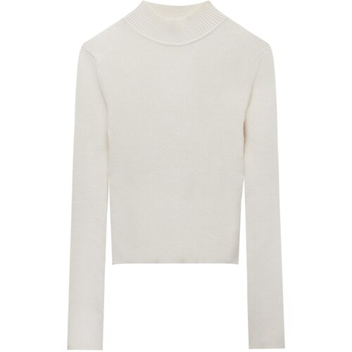 Pull&amp;amp;Bear Pulover bež Slike