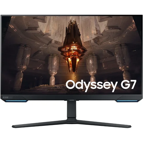 Samsung Odyssey G7 S32BG700EU LED zaslon 81.3 cm (32 palac) Energetska učinkovitost 2021 G (A - G) 3840 x 2160 piksel UHD, 4K 1 ms HDMI™, DisplayPort, slušalice (3.5 mm jack), USB 3.2 gen. 1 (USB 3...