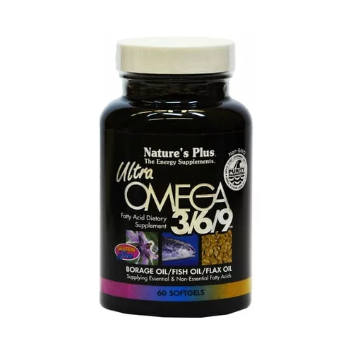 Nature's Plus Ultra OMEGA 3/6/9 - 60 Gel-kapsule