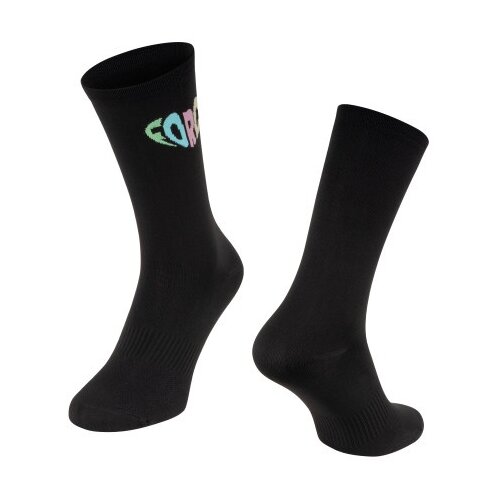 Force čarape in heart duže, crne l-xl/42-46 ( 90085869 ) Slike