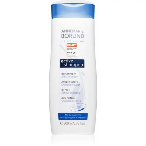 ANNEMARIE BÖRLIND Seide Natural Hair Care Active šampon za čišćenje protiv peruti 200 ml