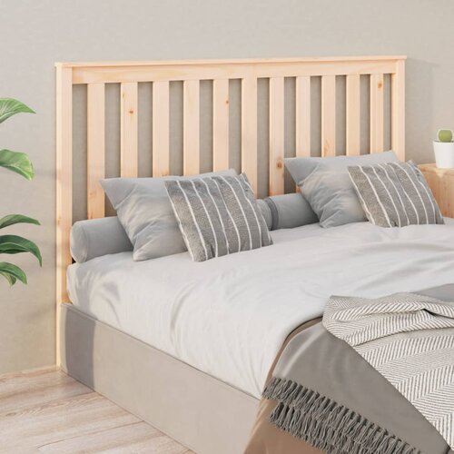 VidaXL Posteljno vzglavje 156x6x101 cm trdna borovina Slike