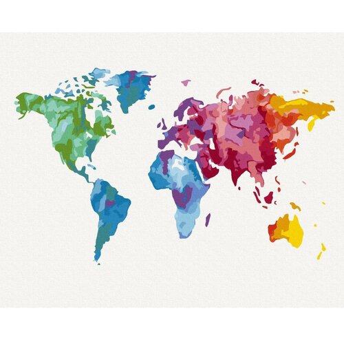  Slika za samostalno slikanje - Colours of the World 50x40 Slike