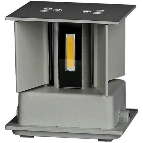  LED spolja&amp;scaron;nje zidno svetlo LED/5W/230V 3000K IP65 sivo Slike