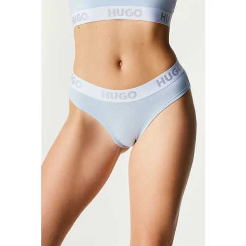 Hugo Boss Klasične hlačke HUGO Sporty Blue