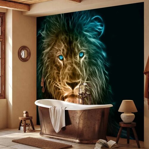  Foto tapeta - Abstract lion 450x315 Vodootporna Cene