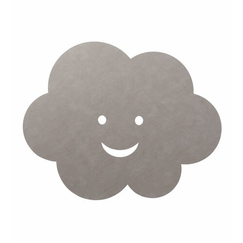 LIND DNA Sivo-bež ročno tkana otroška preproga iz eko usnja 113x140 cm Cloud XXXL Cloud – Cene