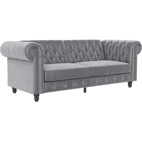 Støraa Svijetlo siva baršunasti sofa 236 cm Felix – Cijene