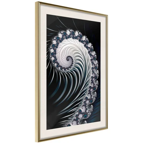  Poster - Fractal Spiral (Negative) 40x60