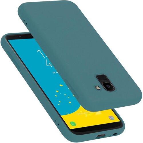 Cadorabo Ohi&amp;scaron;je, združljiv s Samsungom v tekoči zeleni barvi - za&amp;scaron;čitni pokrov iz fleksibilnega silikona TPU, (20589342) Slike