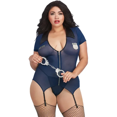 Dreamgirls Plus Size - Kostum policistke (modra)