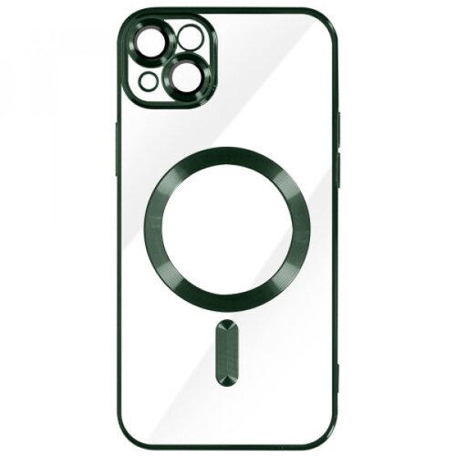 Silikonska futrola magsafe iphone 15 + zelena Slike