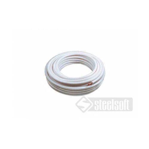  BAKARNA CEV MEKA SA IZOLACIJOM BELOM TUBOLIT DUO SPLIT 1/4"x 0,8+ 3/8''x 0,8 x25 Cene