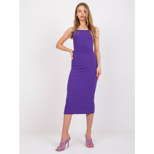 RUE PARIS Dress-RV-SK-7562.20X-Dark Purple Slike