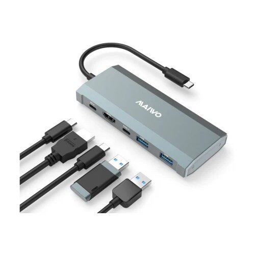 Maiwo USB 3.2 Gen2 x 1 Tip-C 6 u 1 SATA &PCIe NvMe M.2 Kućište sa HDMI/PD/USB , KH1001 Cene