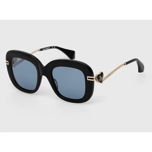 Vivienne Westwood Sunčane naočale za žene, boja: crna