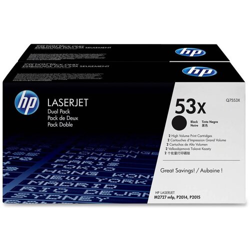 HP toner Q7553XD - 53X – dvojno pakiranje Cene