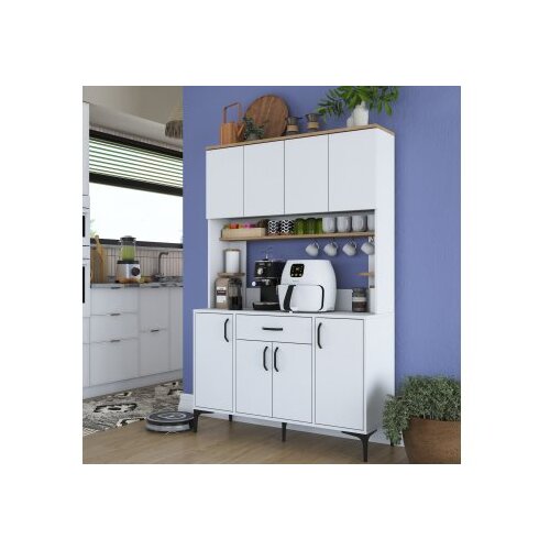 Hanah home Komoda s ladicama JE177 3423, 120x184.2x40 cm, Bijela Cijene