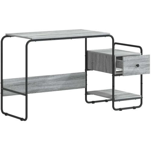  Stol s pohranom Siva Sonoma 131.5 x 50 x 75.5 cm - Siva Sonoma Slike
