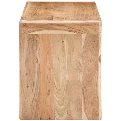  Klupa od masivnog bagremovog drva 110 x 38 x 46 cm Slike