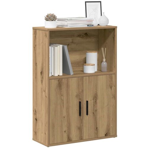 vidaXL Knjižna omara artisan hrast 60x24x85 cm inženirski les Cene