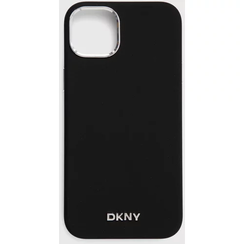 Dkny Etui za telefon iPhone 15 Plus / 14 Plus črna barva, DKHMP15MSMCHLK