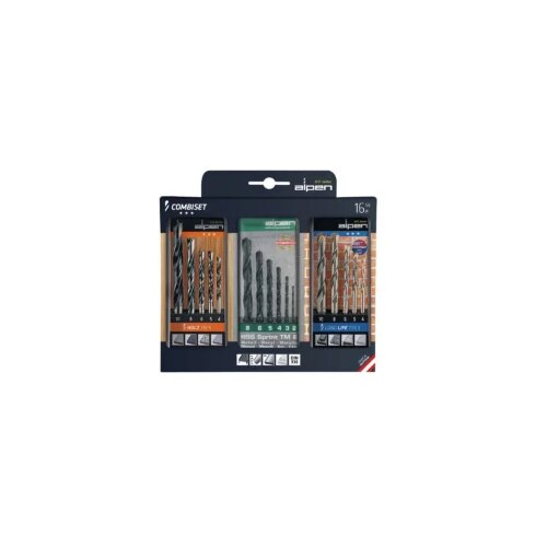 ALPEN 16-dijelni set burgija za drvo/kamen/metal combi master 0000811003100 Cijene