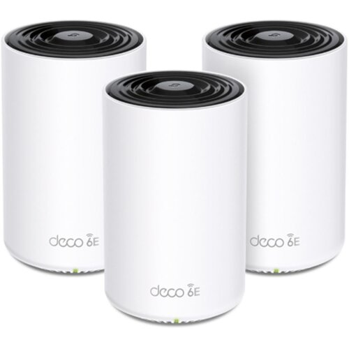 Tp-link Deco XE75 Tri pojasa (2,4 GHz / 5 GHz / 6 GHz) Wi-Fi 6E (802.11ax) Bijelo 3 Unutarnji Cijene