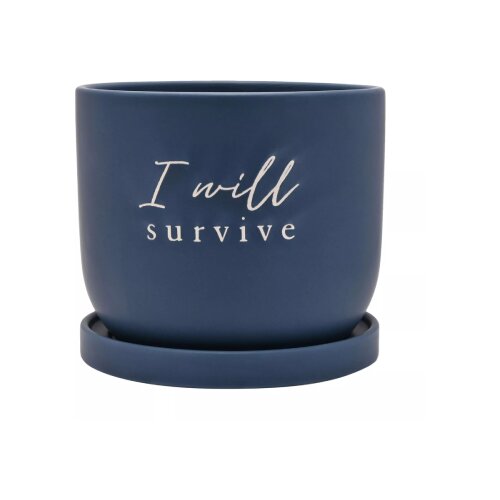 Widdop &amp;amp; Co. Country Living - Saksija - Country Living, I Will Survive Slike