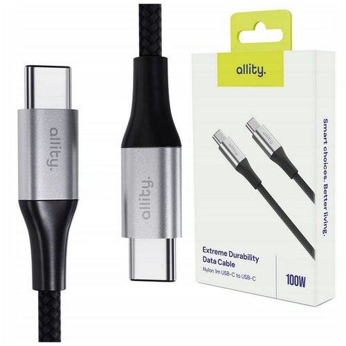 ALLITY kabel AUC-01 USB-C 1,0 m 100W CRNI Cijene
