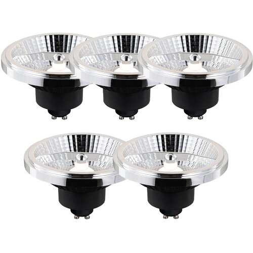 LUEDD Komplet 5 Pametna zatemljiva LED žarnica GU10 AR111 10W 700lm 2200-6500K Cene