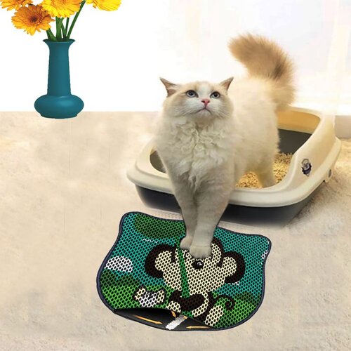 WALLXPERT Kdkafa0090 multicolor cat litter mat Cene