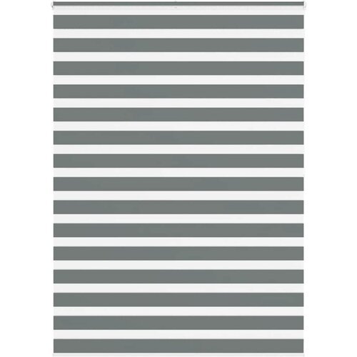 vidaXL Zebra senčilo temno sivo 155x200 cm tkanina širina 150,9 cm Cene