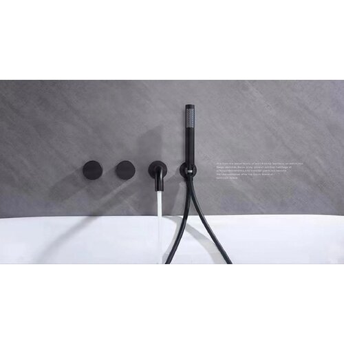 ELITE EDITION Luksuzna podometna pipa za kad BBTC1658 | - nordijski slog &amp;mdash; Gunmetal siva Slike
