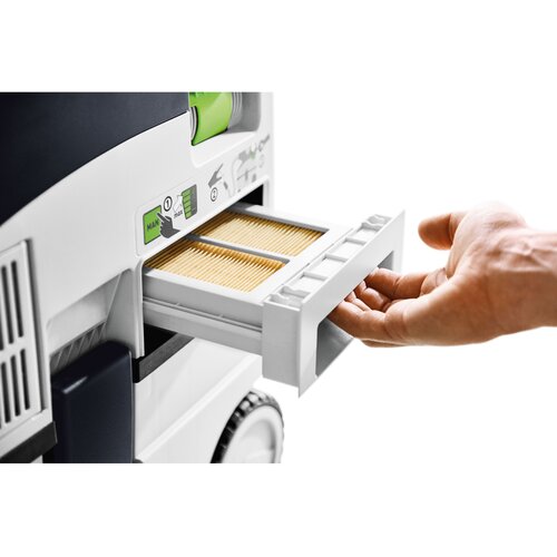 Festool glavni filter HF-CT COMP Dodatek za mobilne sesalne naprave CT in prahu, odstranjevalnike 204200 Slike
