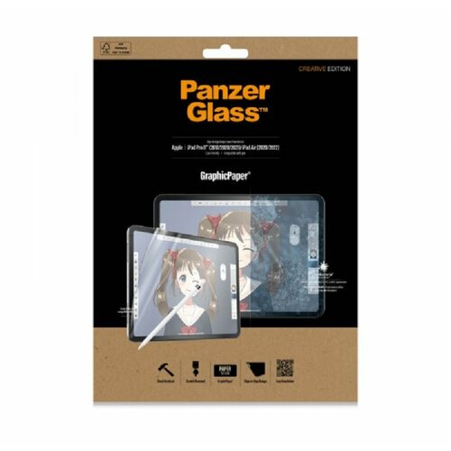 Panzerglass zaštita za ipad pro 11''(18/20/21/22)/iPad air 10,9''(20/22) cf graphicpaper ab Slike